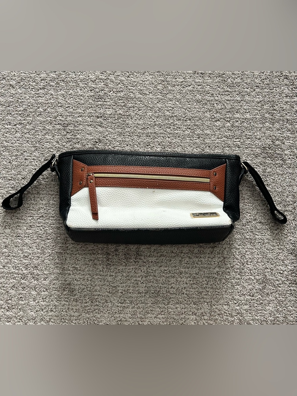 Itzy Ritzy Stroller Caddy - Black, Brown & White